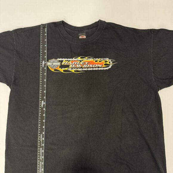 Vintage Y2K Harley Davidson 2002 Barnett El Paso Texas Size 3XL Shirt Black Tee - Picture 5 of 6